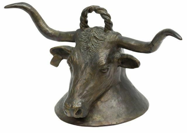 CARL WAGNER (1938-2011) BRONZE LONGHORN