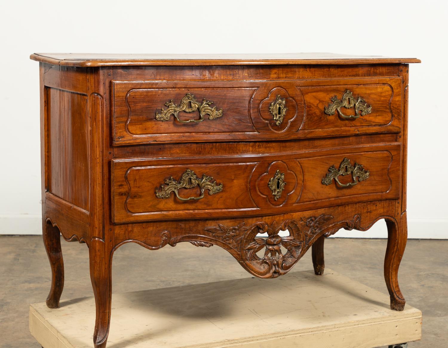 18TH C PROVINCIAL LOUIS XV TWO DRAWER 35af65