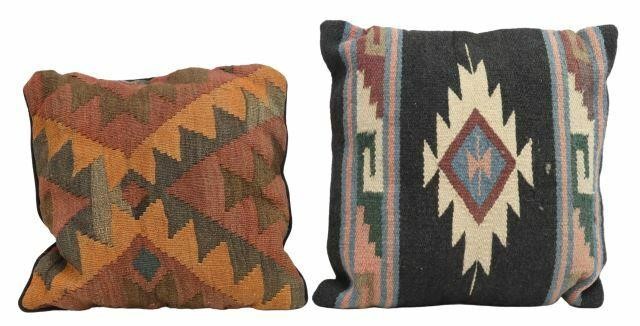  2 DECORATIVE KILIM FRONT THROW 35af96