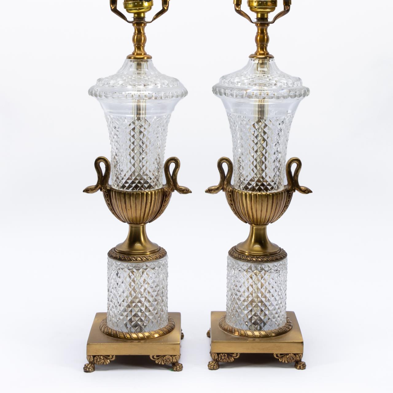 PAIR, EMPIRE-STYLE BRONZE MOUNTED