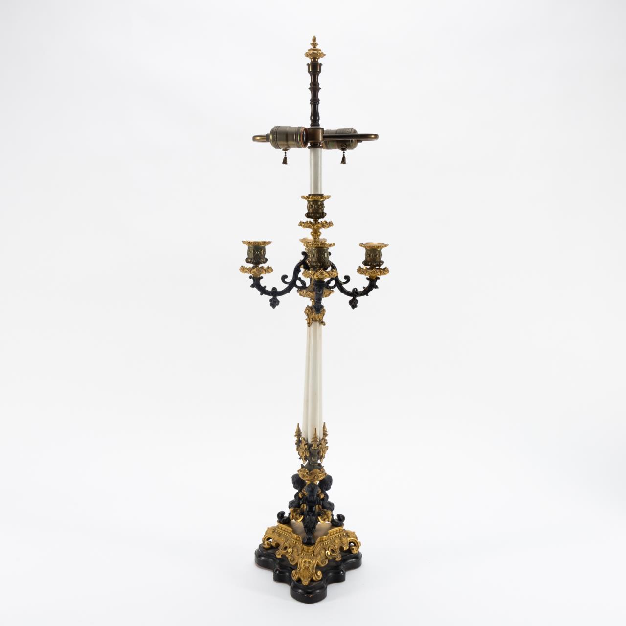 NAPOLEON III BRONZE CANDELABRUM 35afcc