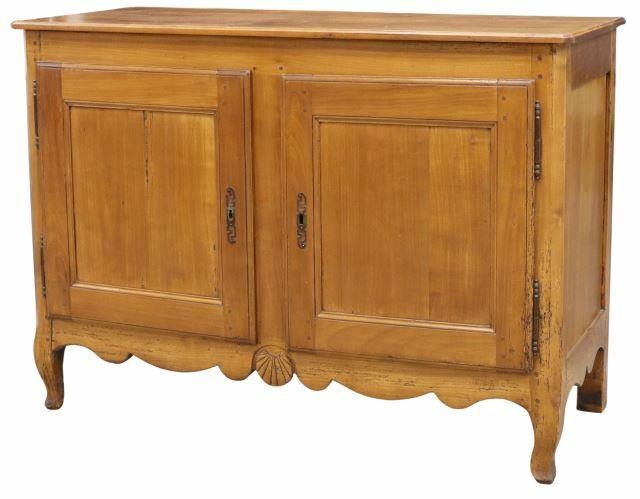 FRENCH PROVINCIAL FRUITWOOD SIDEBOARDFrench