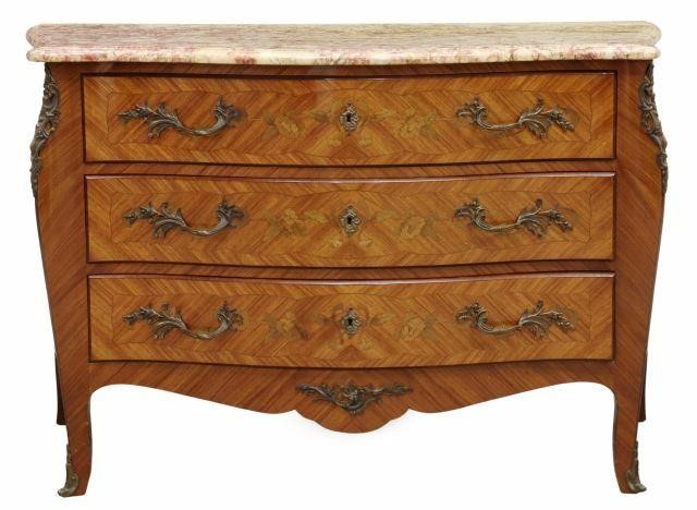 FRENCH LOUIS XV STYLE MARBLE TOP 35aff0