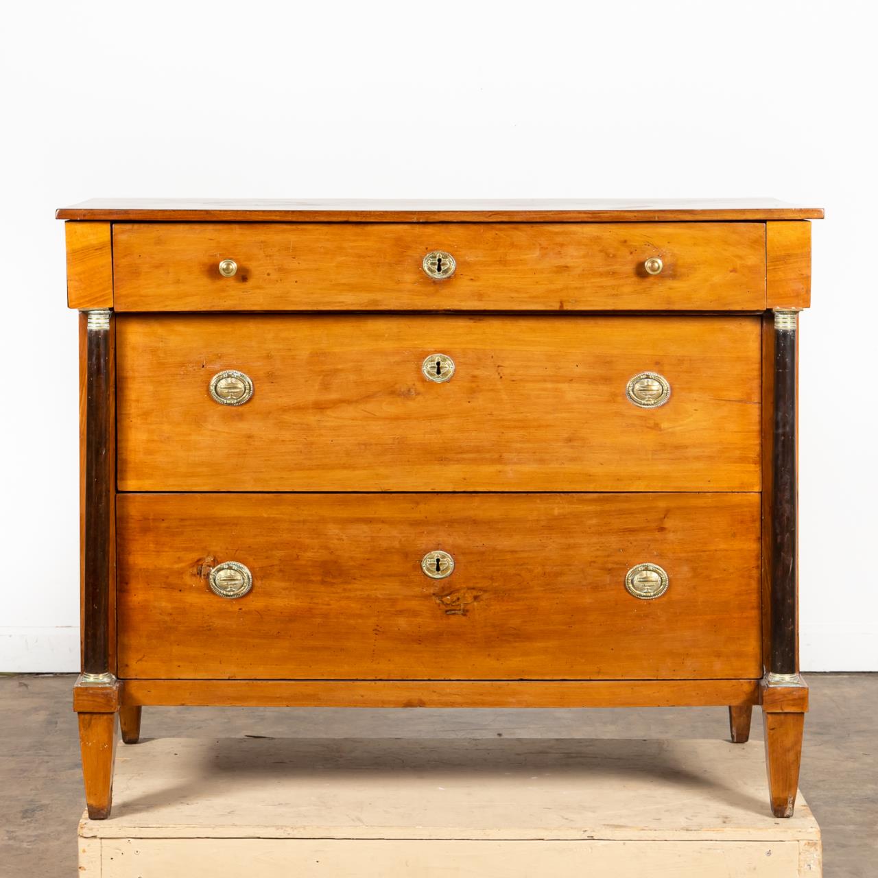 19TH C. ITALIAN NEOCLASSICAL THREE-DRAWER