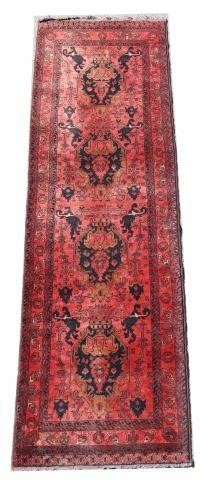 HAND TIED AFGHAN WOOL RUNNER 9 6 35b06b