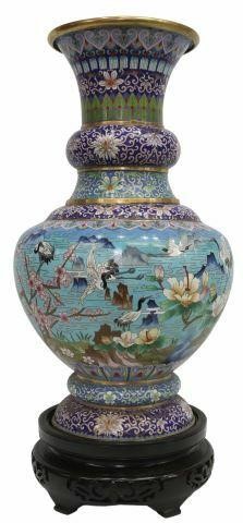 LARGE CHINESE CLOISONNE ENAMEL 35b085