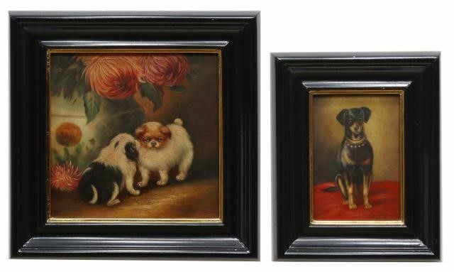 (2) DECORATIVE FRAMED PAINTINGS