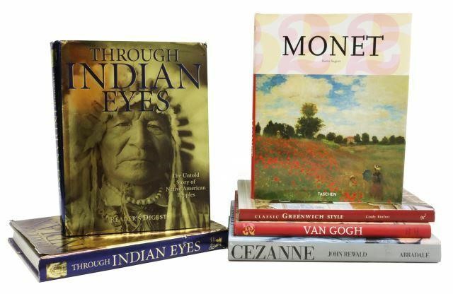 (6) BOOKS: ART, GREENWICH STYLE, NATIVE