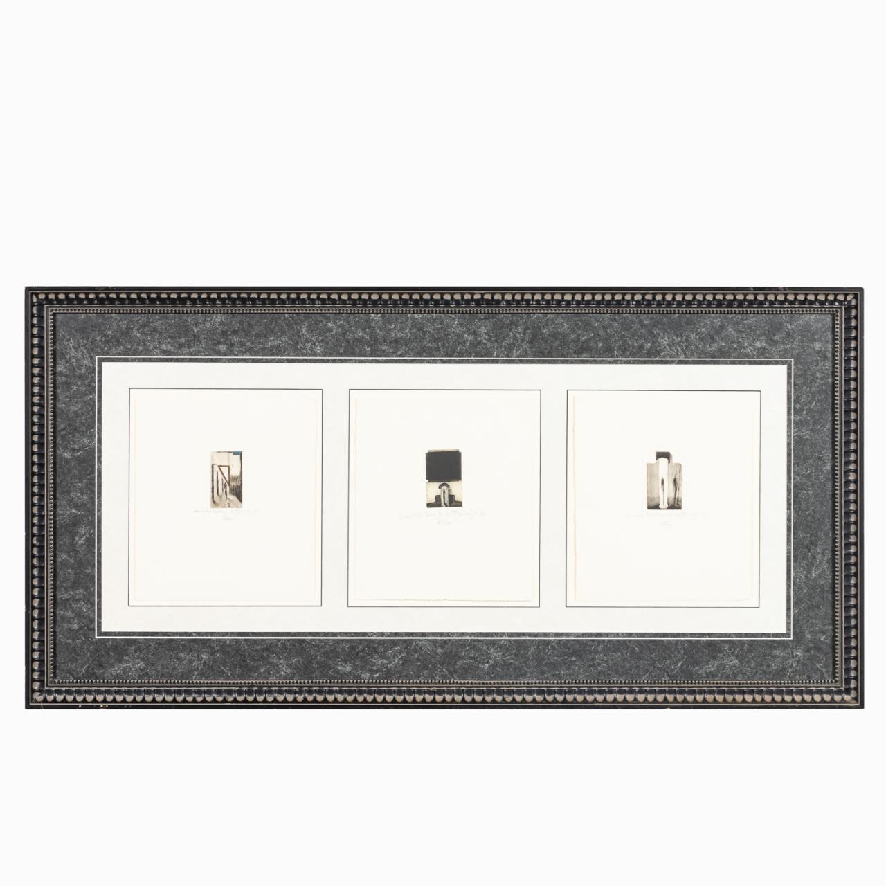 WOJCIECH PAKOWSKI, THREE ETCHINGS FRAMED