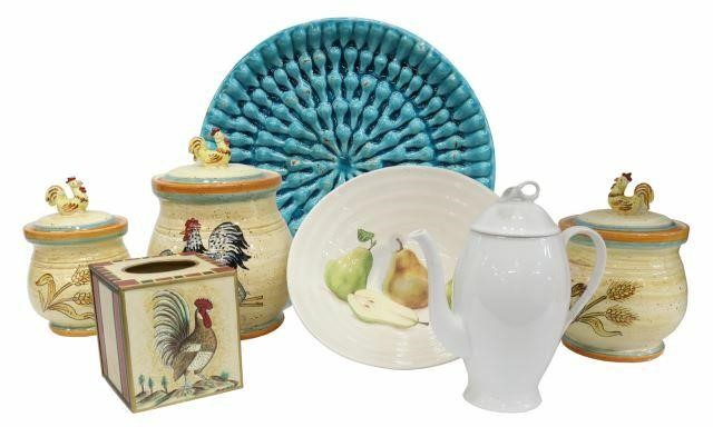  7 DECORATIVE TABLE ITEMS ROOSTER 35b172