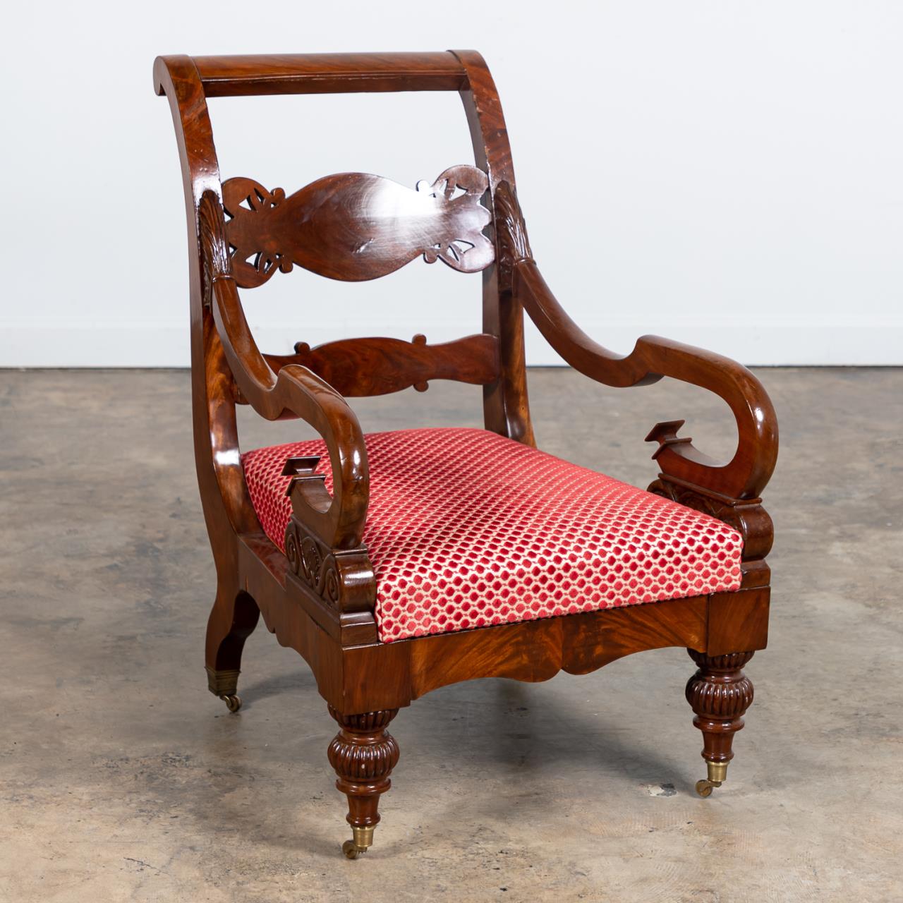 19TH C WILLIAM IV CLASSICAL MAHOGANY 35b205