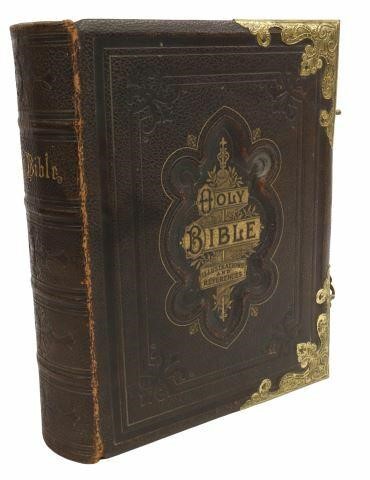 ILLUSTRATED FAMILY BIBLE LEATHER 35b220