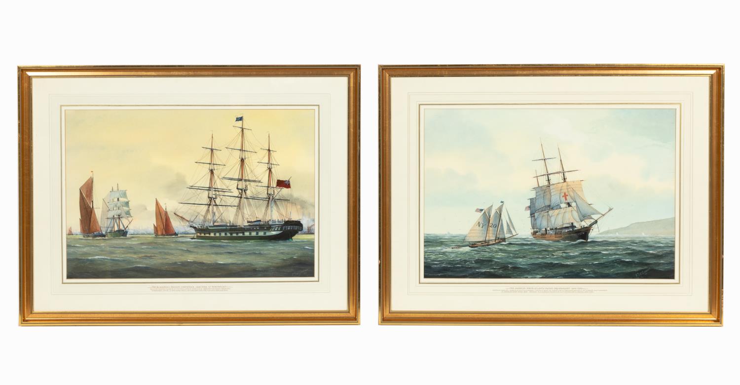 PAIR FRANK JH GARDINER NAUTICAL 35b239