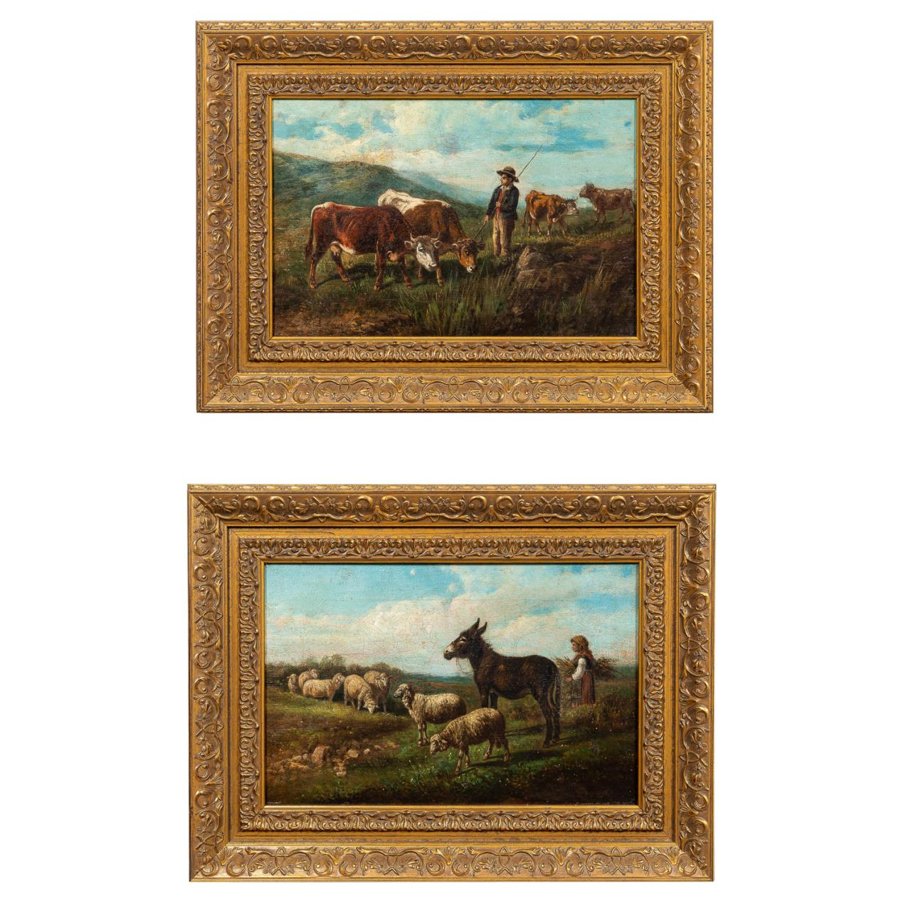 TWO FRAMED THOMAS SIDNEY COOPER 35b271