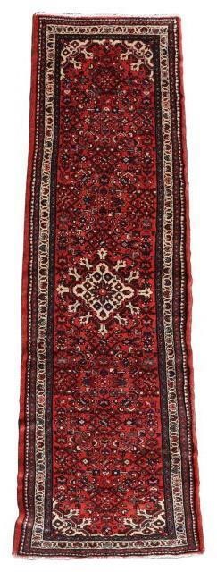 HAND-TIED PERSIAN BIJAR RUNNER,