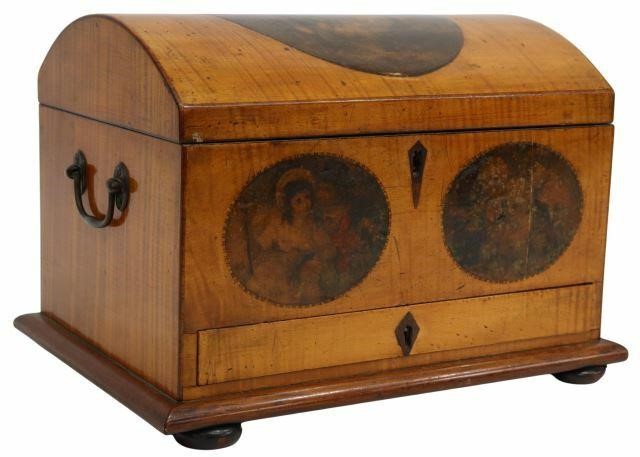 ENGLISH GEORGIAN SATINWOOD DOME 35b2be