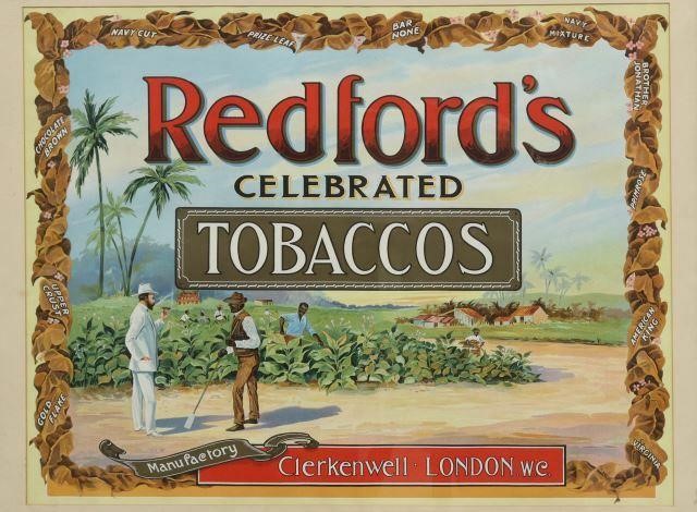 REDFORD S CELEBRATED TOBACCOS ADVERTISING 35b2ca