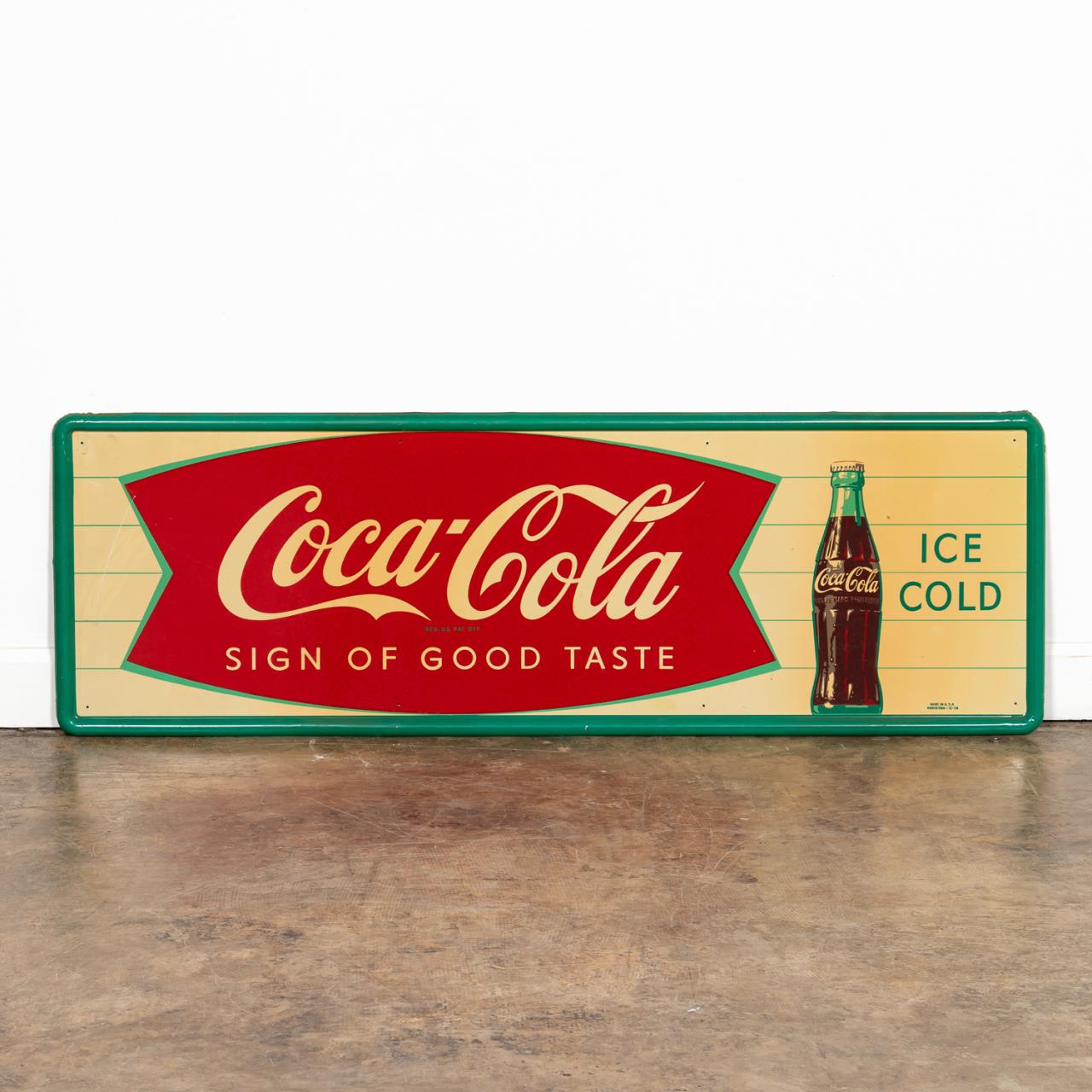 "COCA-COLA SIGN OF GOOD TASTE"