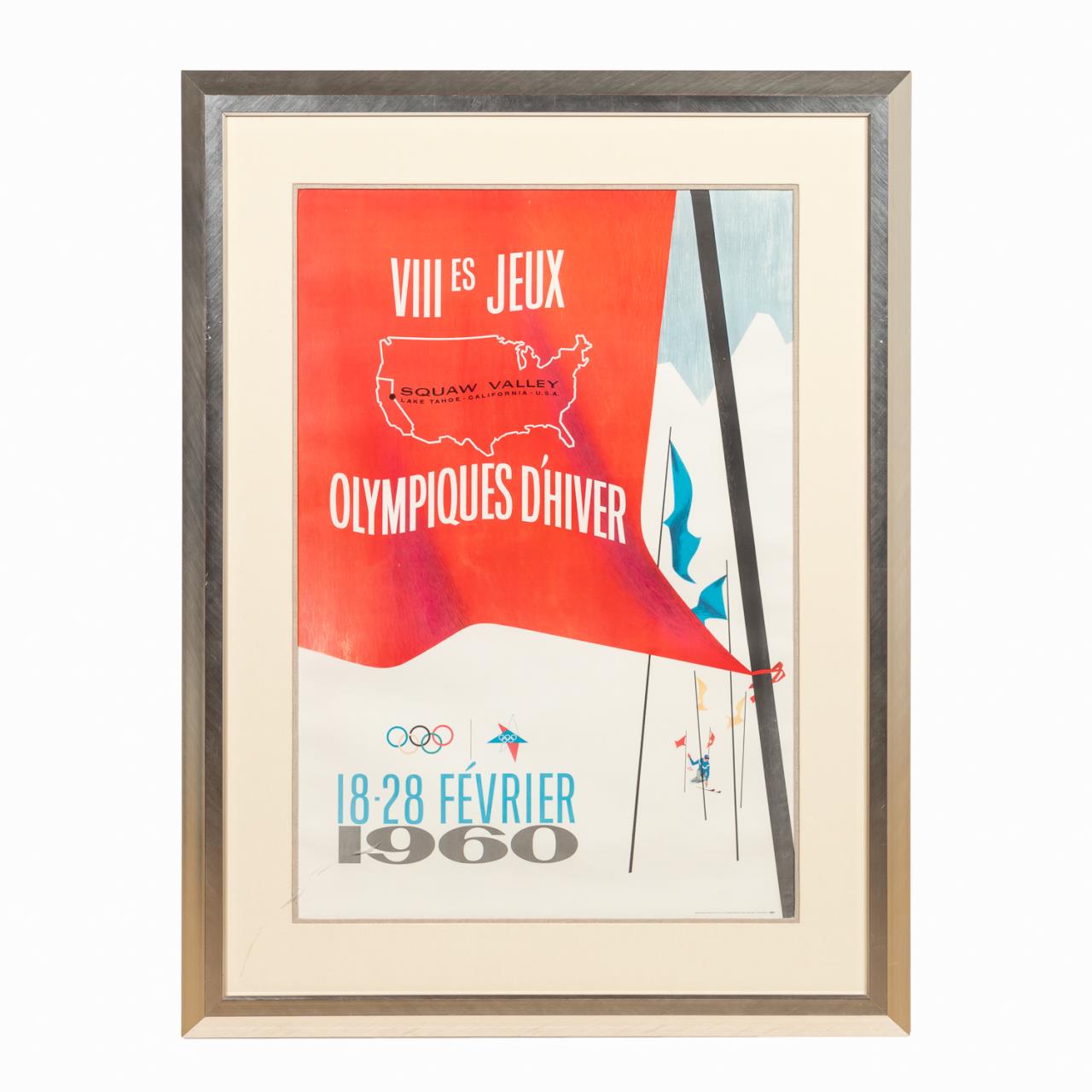 FRENCH SQUAW VALLEY OLYMPICS LITHO,