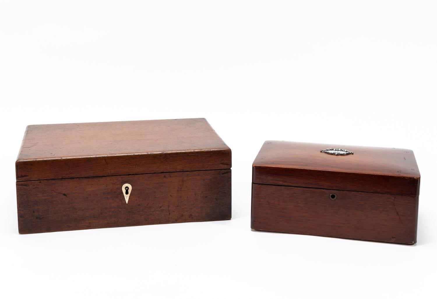 19TH C MAHOGANY HUMIDOR AND ENGLISH 35b3a0