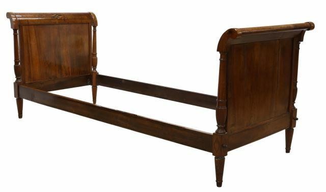 FRENCH CHARLES X MAHOGANY SLEIGH 35b3ff