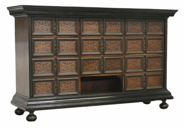 FINE SPANISH INLAID VARQUENO CABINETSpanish