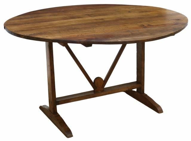 FRENCH PROVINCIAL TILT-TOP WINE