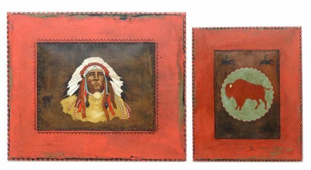  2 AILIE BUCHANAN WESTERN PAINTINGS 35b51b