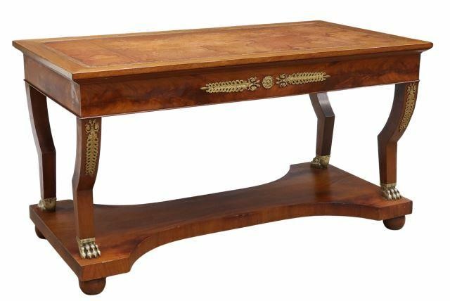 FRENCH EMPIRE STYLE MAHOGANY WRITING