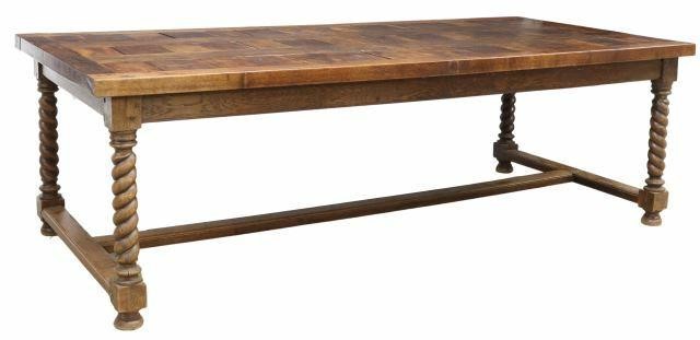 FRENCH PROVINCIAL OAK PARQUETRY-TOP