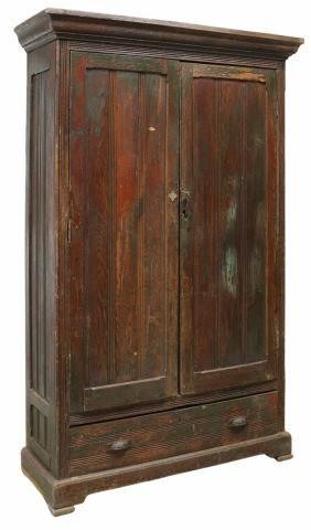 RUSTIC DISTRESSED PAINTED PINE 35b5fa
