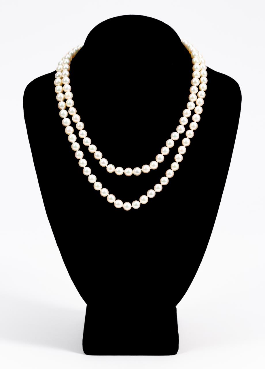 36 LONG STRANDED CULTURED PEARL 358f01