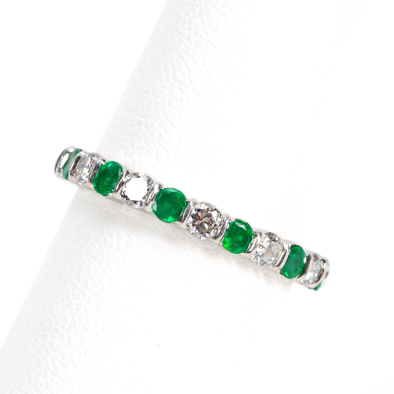 PLATINUM ETERNITY EMERALD DIAMOND 358f07