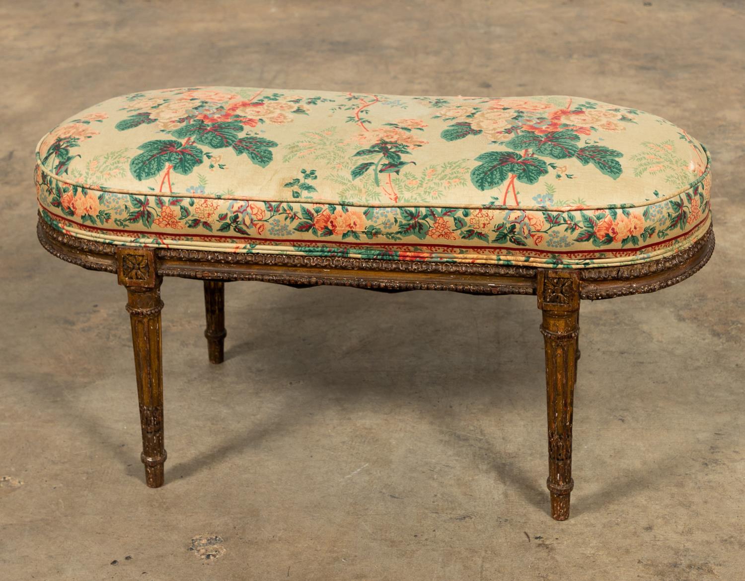 LOUIS XVI STYLE FLORAL UPHOLSTERED 358f33