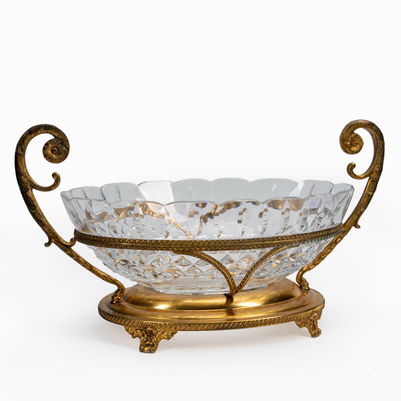 LOUIS XVI STYLE GILT METAL CRYSTAL 358f6c