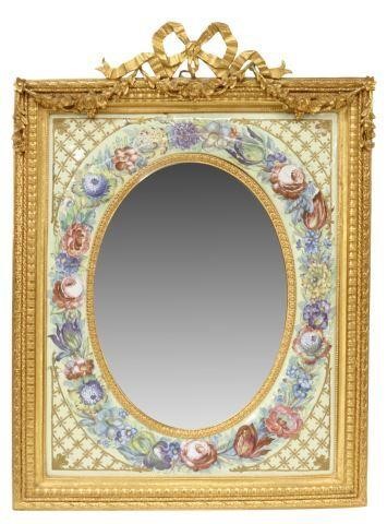 FRENCH DORE BRONZE PAINTED ENAMEL 358f85