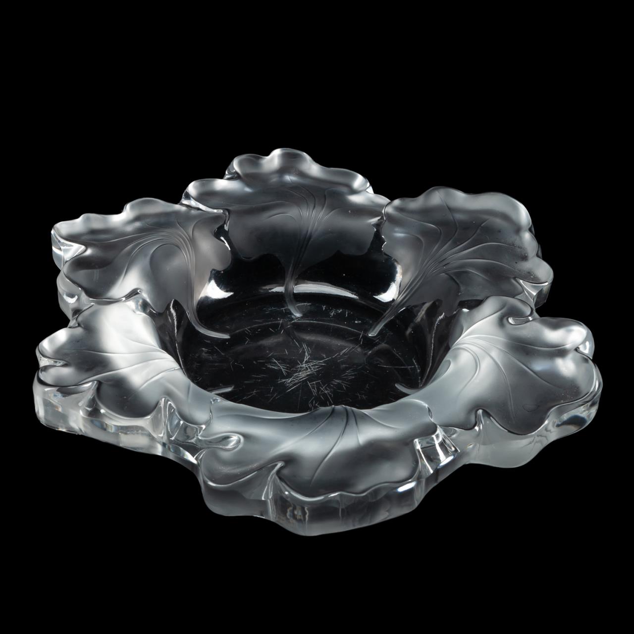 LALIQUE CAPUCINES NASTURTIA FROSTED 358ff2