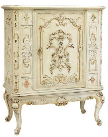 LOUIS XV STYLE PARCEL GILT PAINTED 359012