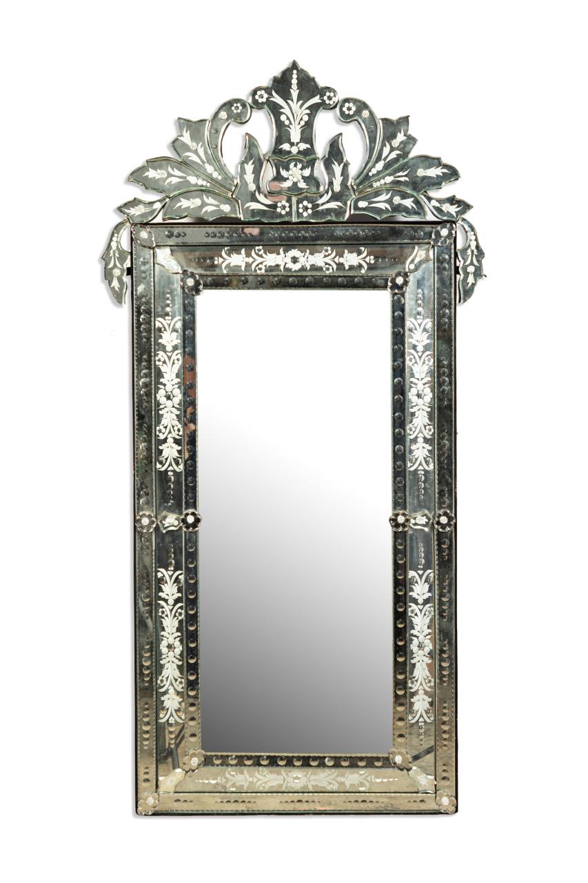 VENETIAN RECTANGULAR FORM FLORAL 35904d