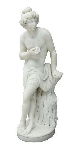 NEOCLASSICAL CARVED MARBLE SCULPTURE