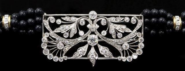 ART DECO PLAT & 2.50CTTW DIAMOND