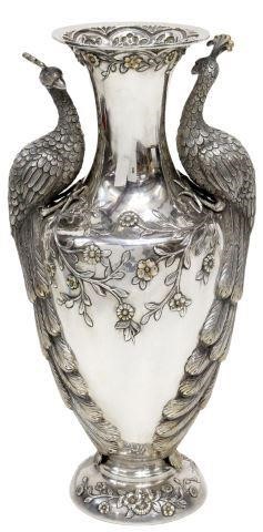 ITALIAN STERLING SILVER PEACOCK 359145