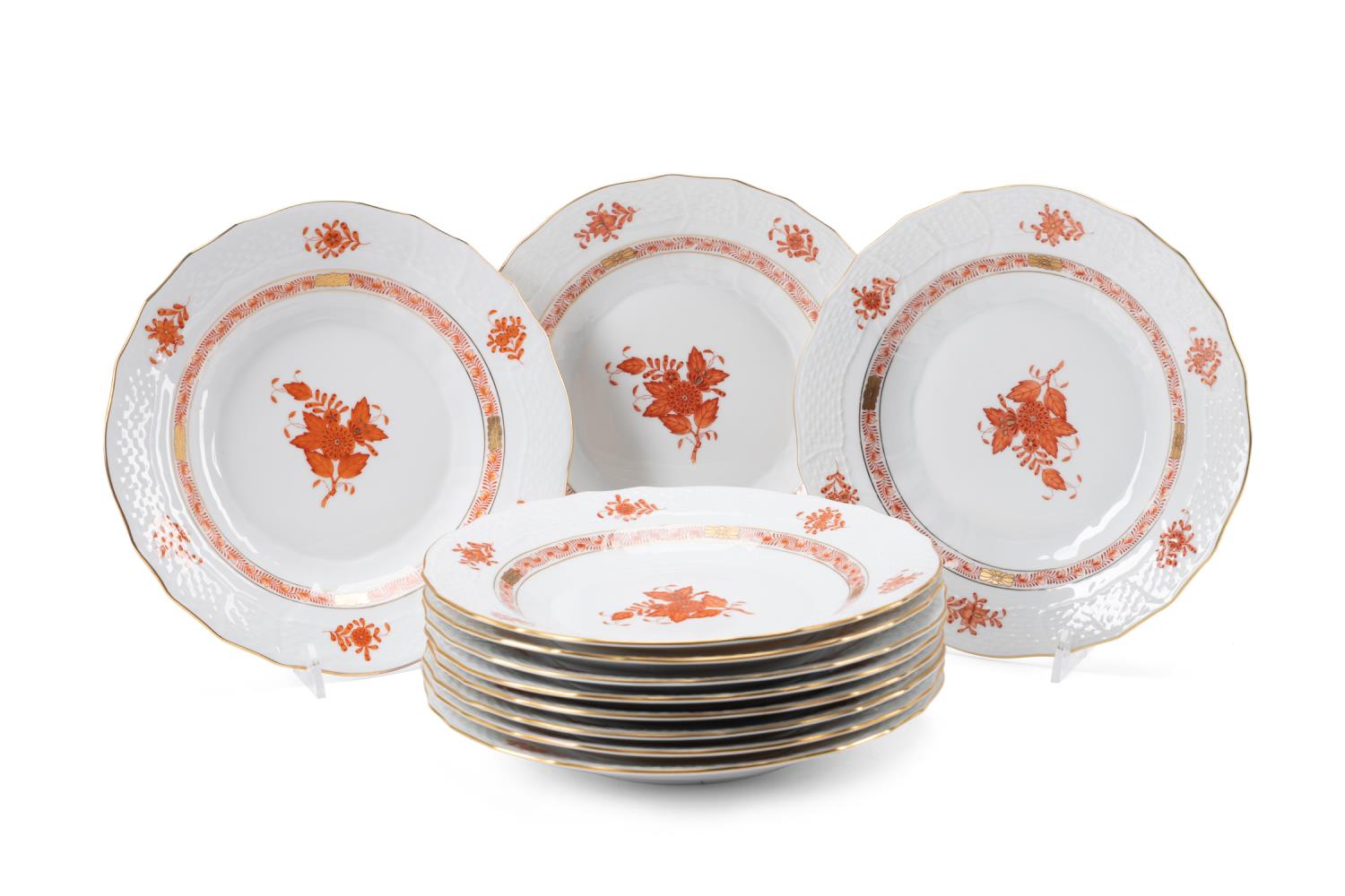 11 HEREND RUST CHINESE BOUQUET 359155