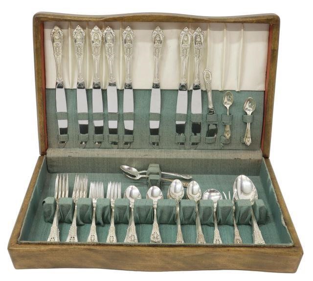 (58) WALLACE ROSEPOINT STERLING FLATWARE