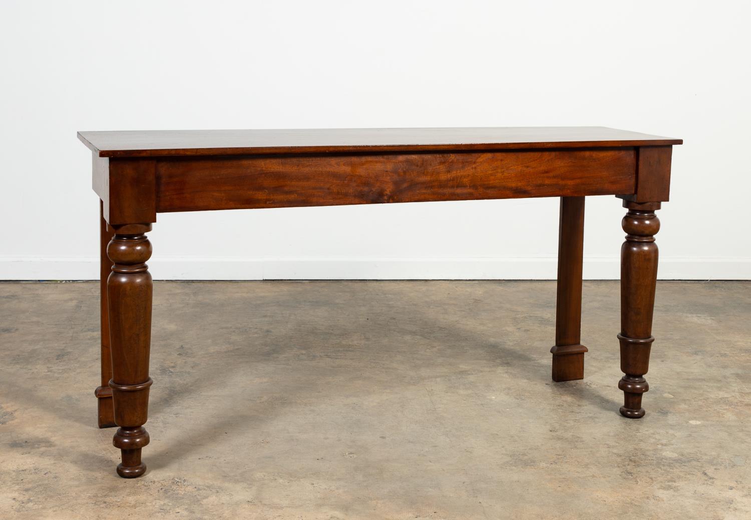 ENGLISH MAHOGANY SERVING TABLE,