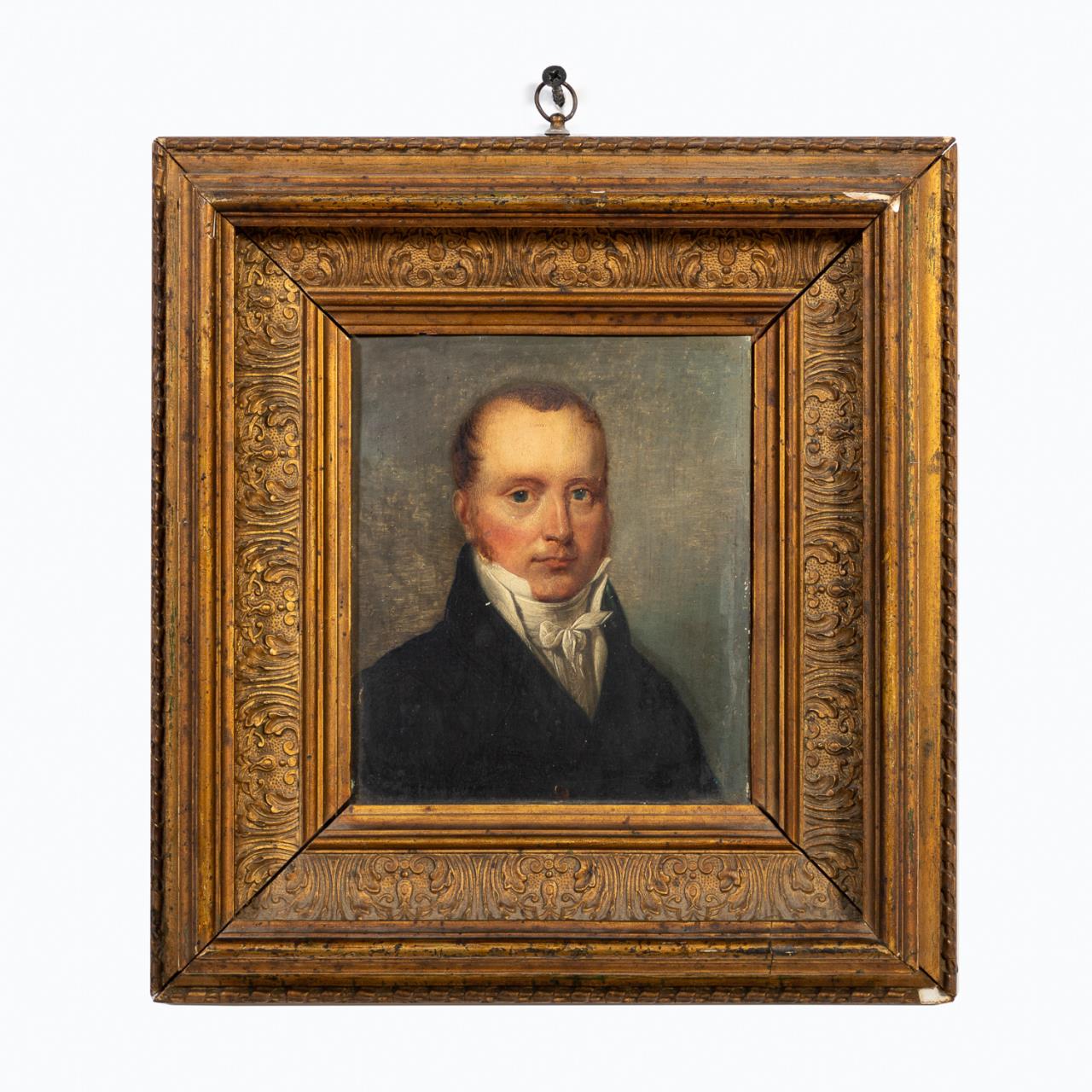 ENGLISH REGENCY O/BOARD PORTRAIT OF