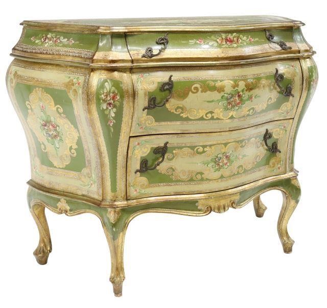 VENETIAN PARCEL GILT PAINTED 3591eb