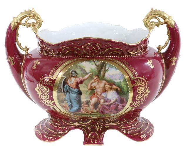 ROYAL VIENNA STYLE PORCELAIN JARDINIERERoyal 359245