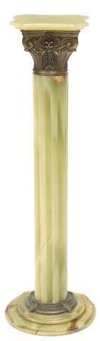 ITALIAN ONYX COLUMN PEDESTAL PLANT 359262