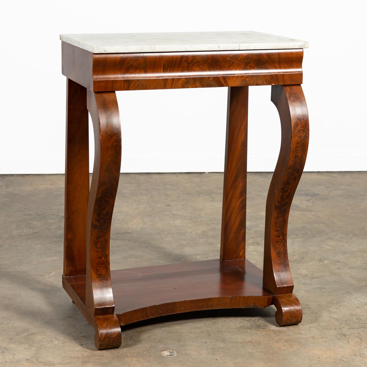 AMERICAN EMPIRE MAHOGANY MARBLE 3592f1